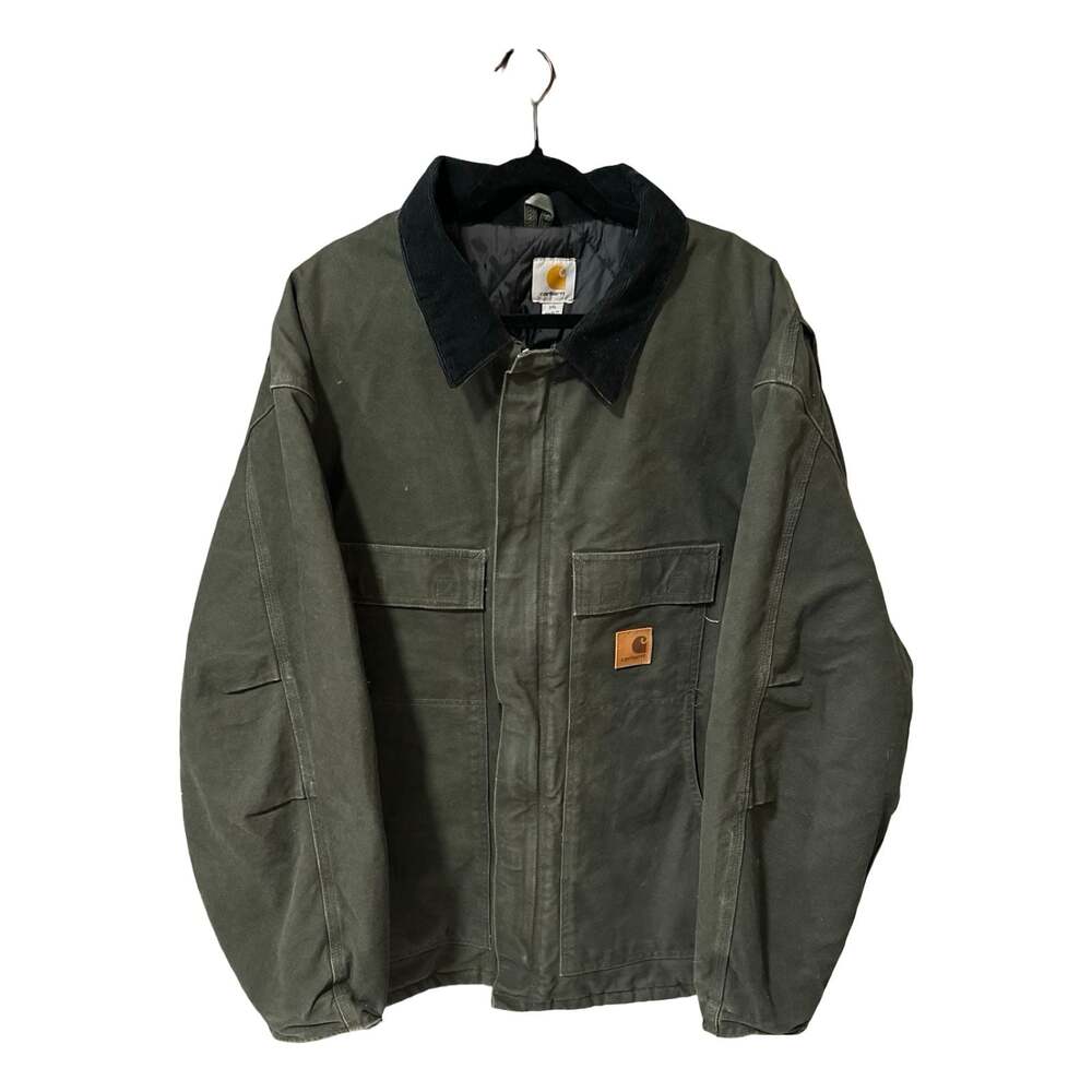 🔥 Vintage Carhartt C26 MOS Sandstone Traditional Coat 🔥